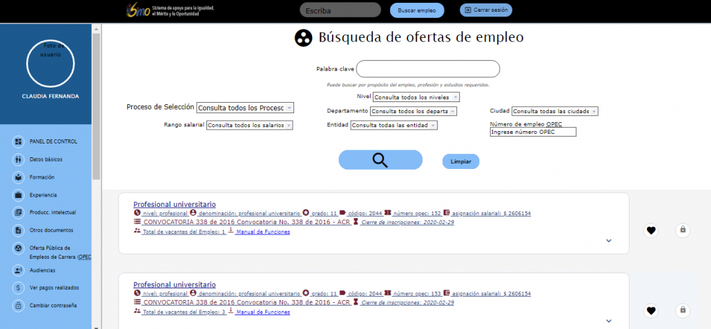 buscador empleo simo