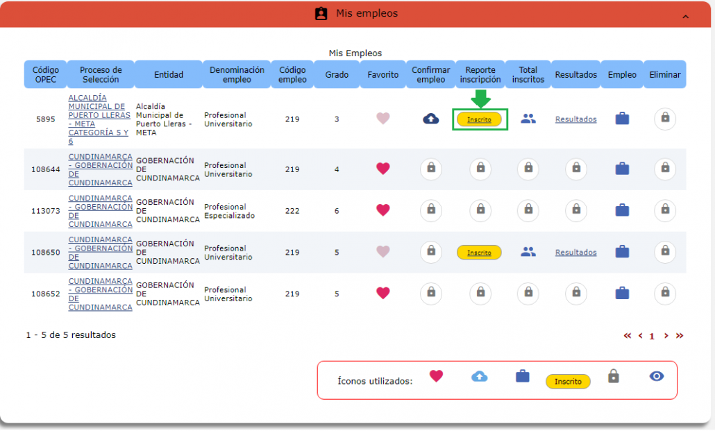 inscrito convocatoria