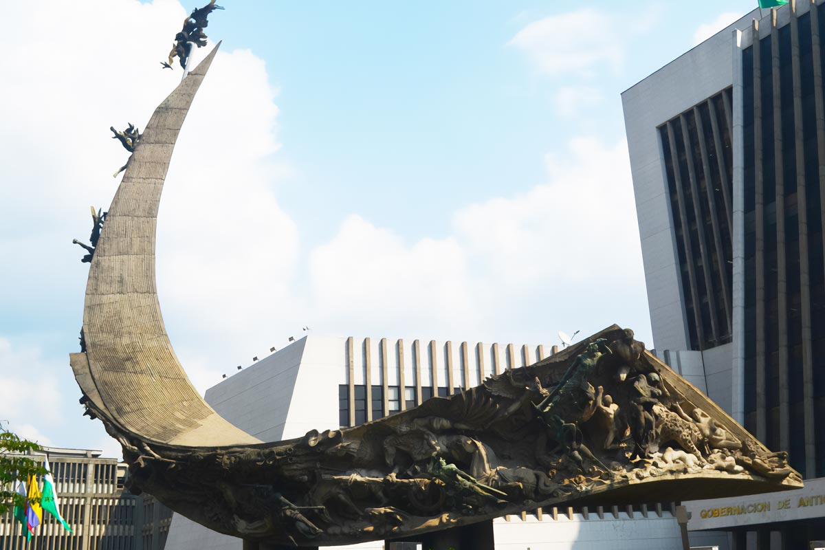 Edificio de la Gobernación de Antioquia en Medellín