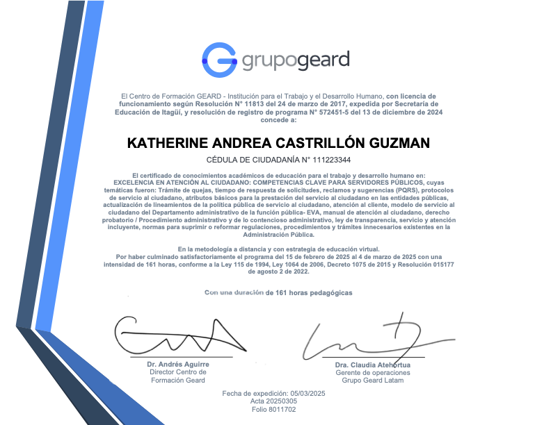 Atención al ciudadano