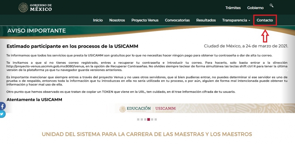 ¿cómo comunicarse con la USICAMM?